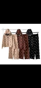 ست شویشرت شلوار اورجینال برند میو میو نخ و‌پنبه تریکو  فری سایز مناسب ۳۴تا۴۶