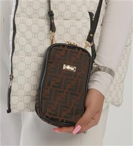 کیف موبایلی زنانه شیک و سبک برای گوشی طرح کوچ Coach چرم صنعتی