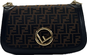 کیف دخترانه مدل هلین طرح FENDI شیک و فانتزی با یراق ثابت
