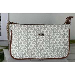 کیف دخترانه مدل لاوین طرح مایکل کورس چرم سفید Michael Kors