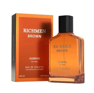 ادکلن مردانه گابرینی Gabrini مدل Richmen Brown حجم 100 میل اصل و اورجینال