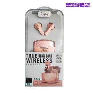 هندزفری بی سیم (ایرپاد) Gjby CA-128 (رنگ رزگلد)