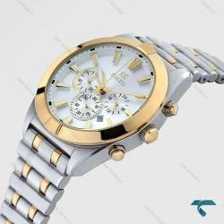 ساعت انزو EC-604TEG مردانه دورنگ طلایی کرنوگراف Enzo-8063-G