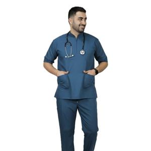 اسکراب و شلوار باراد – طراحی زیپ‌دار حرفه‌ای