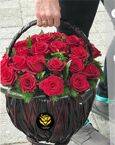 سبدگل گرد دسته دار کد353