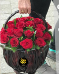 سبدگل گرد دسته دار کد353