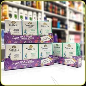 صابون لوکس یاردلی بسته ۳ عددی ۱۰۰ گرمی | Yardley London Super Value Luxury Soap