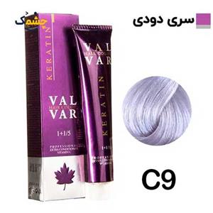 رنگ مو وال وار بلوند نقره ای سری دودی شماره c9 حجم 120 میلی لیتر