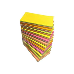کاغذ چسب دار مدل رنگی خط دار سایز 12.5x7.5 سانتی متر بسته 12 عددی