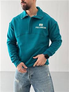 دورس نیم زیپ Pull&Bear سبز کله غازی کد DO170C