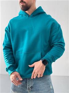 هودی مدل Basic رنگ سبز کله غازی کد HO160C