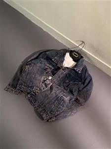 کت جین مردانه آبی کثیف کد 308908