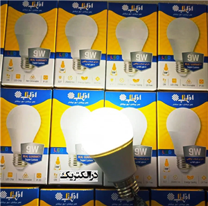 لامپ ۹ وات حبابی افراتاب E27