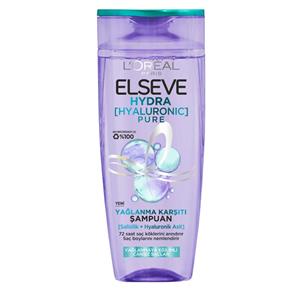 شامپو لورال Loreal موهای چرب مدل Hydra Hyaluronic Pure حجم 300 میل