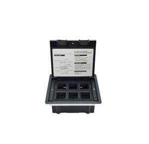 پریز برق کف خواب با ظرفیت 6 ماژول ملونی 10160-6