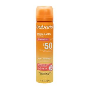 اسپری ضد آفتاب بروما باباریا حاوی نیاسینامید و آلوئه ورا SPF50