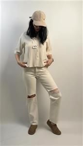 شومیز کرم ZARA