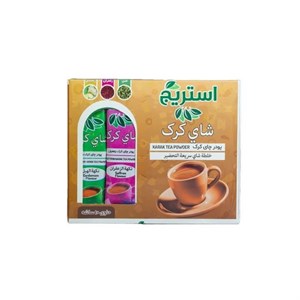 بسته ترکیبی پودر چای کرک سه طعم استریج - 200 گرم 