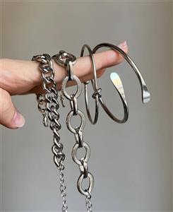 پک دستبند زنجیر گره