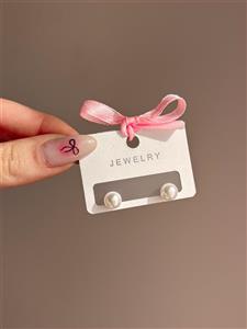 گوشواره مروارید ساده