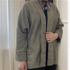 مانتو زنانه شانتون گازوییلی آستین کیمانو سایز 40 تا 46 خنک و راحت