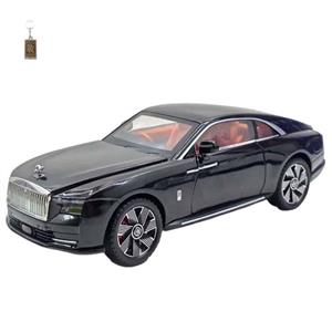 ماکت ماشین ناب سل مدل رولزرویس سقف کهکشانی فلزی موزیکال چراغدار اسپکتربه همراه جاسوییچی