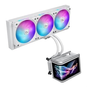 خنک کننده مایع پردازنده ایسوس مدل ROG RYUO IV SLC 360 ARGB White