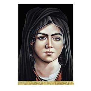 کتیبه مخمل تمثال حضرت قاسم(ع)