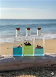 دکوری کشتی شناور روغنی طرح بطری