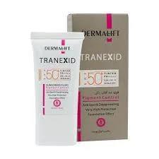فلوئید ضد آفتاب روشن کننده ترنکسید SPF50 درمالیفت Dermalift (بی رنگ)