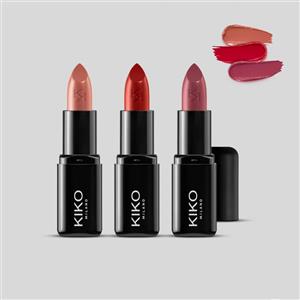 رژ جامد مات کیکو میلانو مدل smart fusion 02 مجموعه 3 عددی