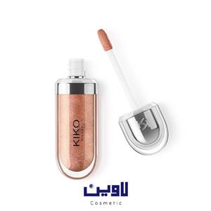 لیپ‌گلاس کیکو KIKO شماره 18 – رنگ Golden Sparkle | براق‌کننده لب با شاین طلایی درخشان 