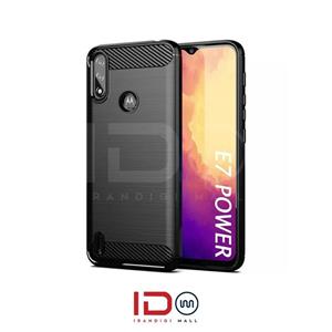 قاب فیبر کربن گوشی موتورولا مدل MOTOROLA E7 I POWER برند rugged armor رنگ آبی