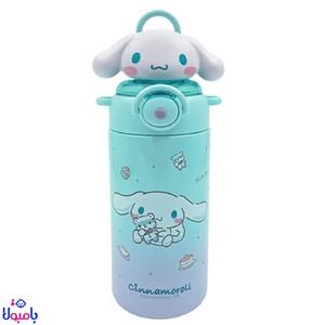 فلاسک استیل 600میل خرگوش آبی-بنفش