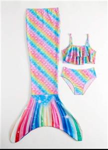 مایو ۳تکه پری دریایی از اور جینال برند shein -مناسب ۴سال-با کیفیت و خاص