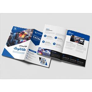 کاتالوگ 24ص (جلد تحریر 80 بدون روکش/ داخلی تحریر 80 چهار رنگ)