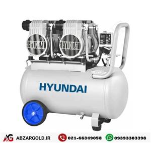 کمپرسور باد دو سیلندر 50 لیتر 2600 وات هیوندای مدل HP2655