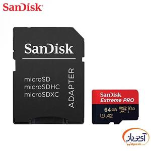 کارت حافظه Micro سن دیسک Extreme Pro V30 ظرفیت 64 گیگابایت 200MB/s