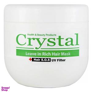 ماسک موی مغذی کریستال (Crystal) مدل بدون آبکشی حجم 500 میلی‌لیتر