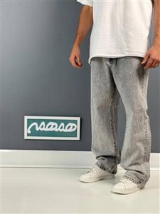 شلوار نیم بگ مردانه طوسی ساده برتر کد 2048101