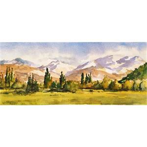 نقاشی آبرنگ طرح طبیعت کد 1058