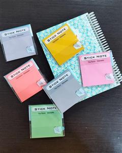 استیک نوت شفاف پاستلی