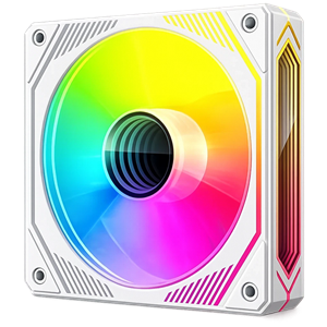 فن کیس COOLMOON FX2 ARGB |  سفید | لنز بینهایت | هوادهی 71CFM | عمده