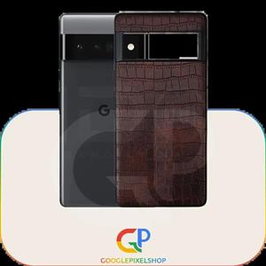 قاب چرمی کروکودیلی گوشی گوگل مدل Google Pixel 6 PRO برند AIORIA