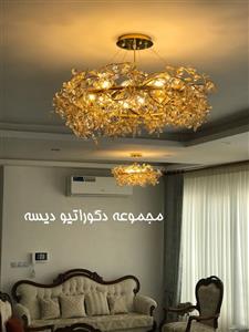 لوستر نئوکلاسیک جدید طلایی80 سانت