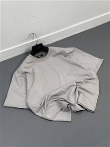 تیشرت مردانه ساده ZARA طوسی کد 217669