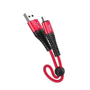 کابل شارژ USB به MICRO به طول 25 سانتی متر 2.4A از برند هوکو مدل Hoco X38 (100% اورجینال)
