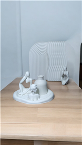 گلدان مجسمه متفکر استند (دکوری۷تیک)