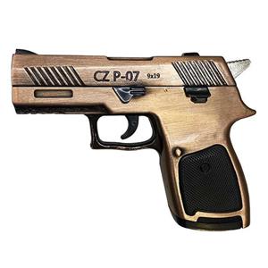 فندک گازی مدل کلت طرح تفنگ cz p-07