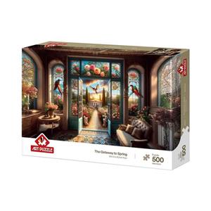 پازل 500 تکه آرت پازل مدل The Gateway to Spring مناسب نوجوان و بزرگسال